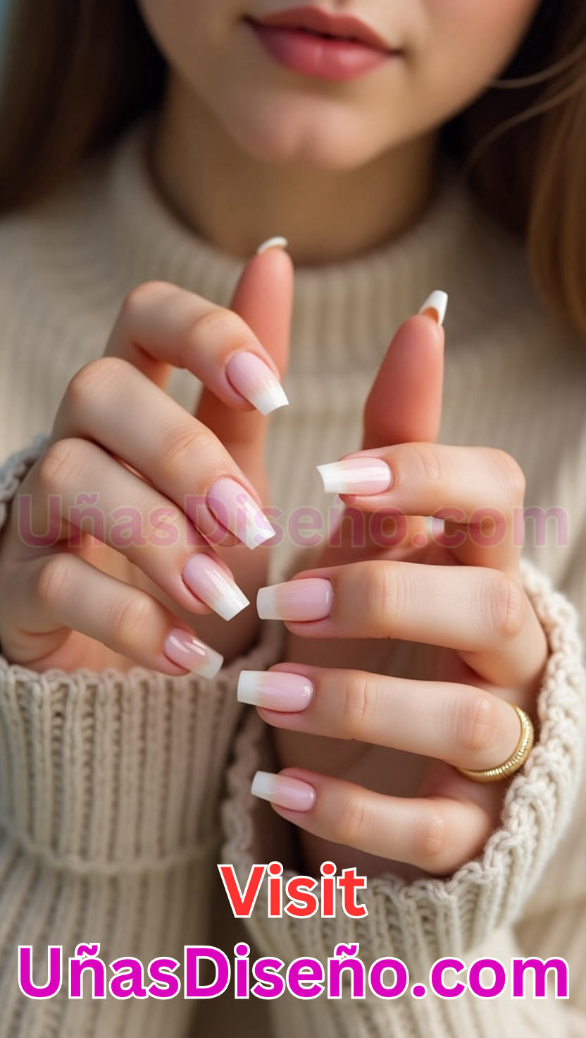 5. Unas Ombre Nude 3