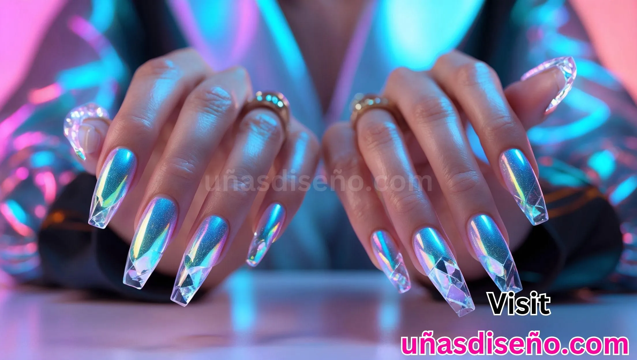 50 Unas de vidrio roto 4