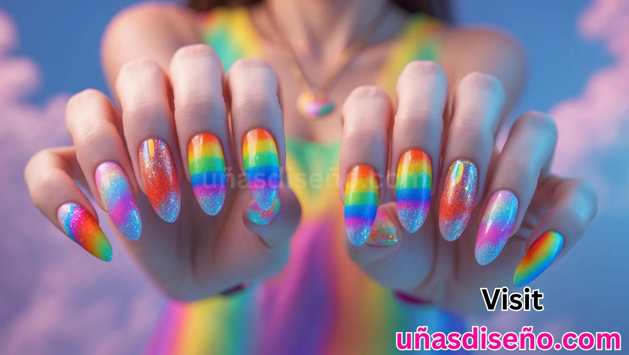 54 Unas de arcoiris 2