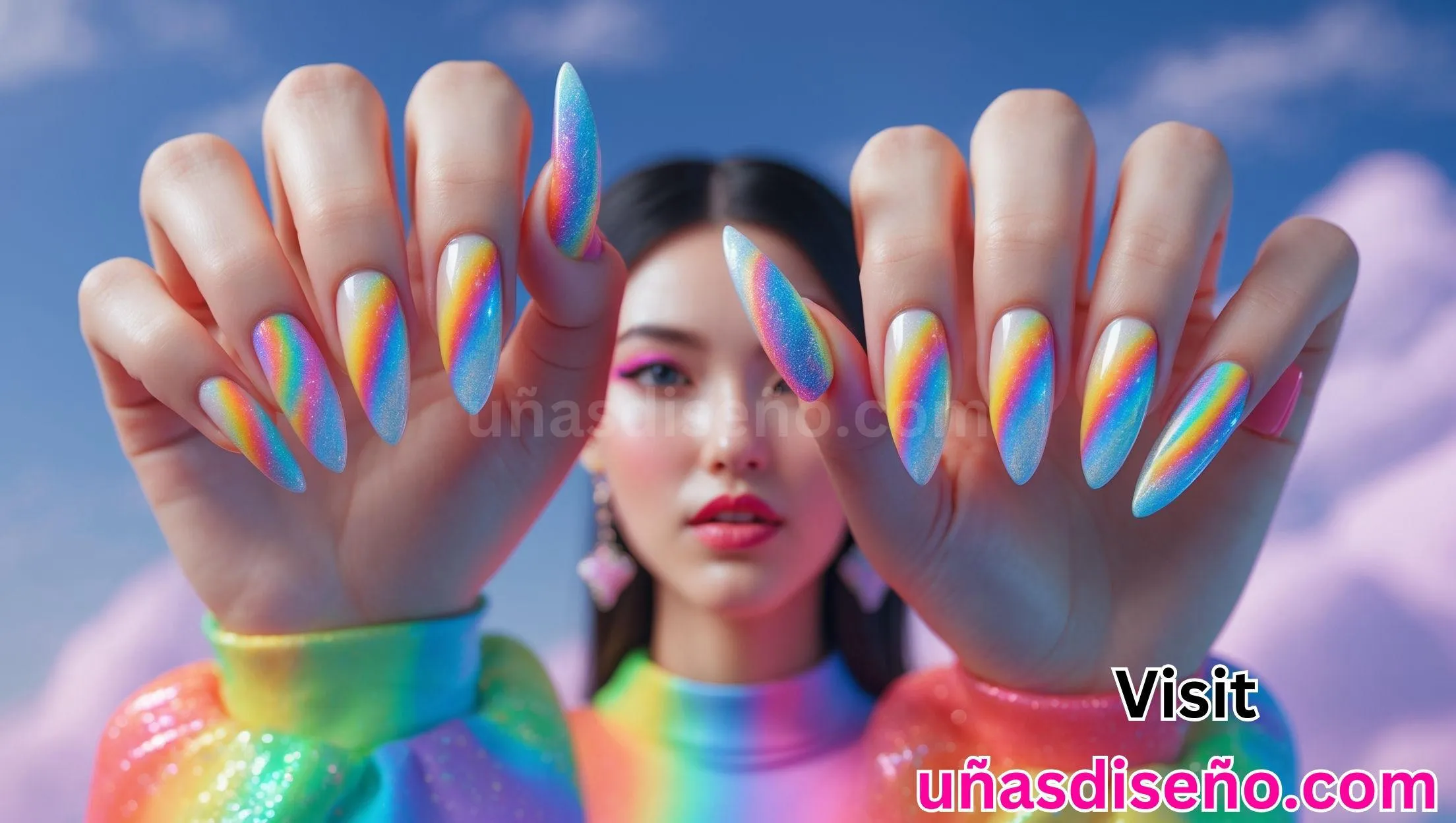 54 Unas de arcoiris 4