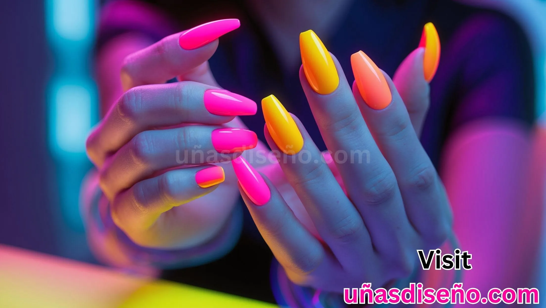 8 Unas Neon 2