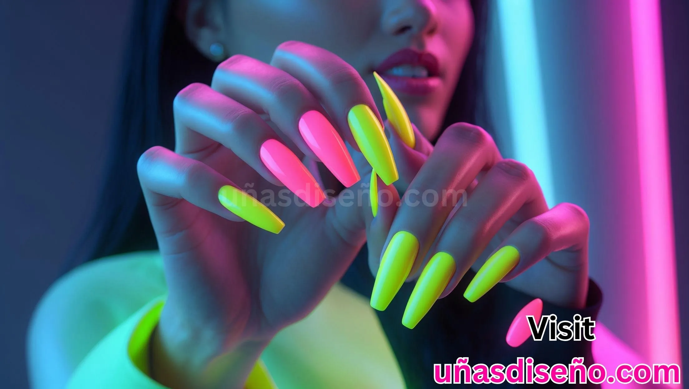 8 Unas Neon 3