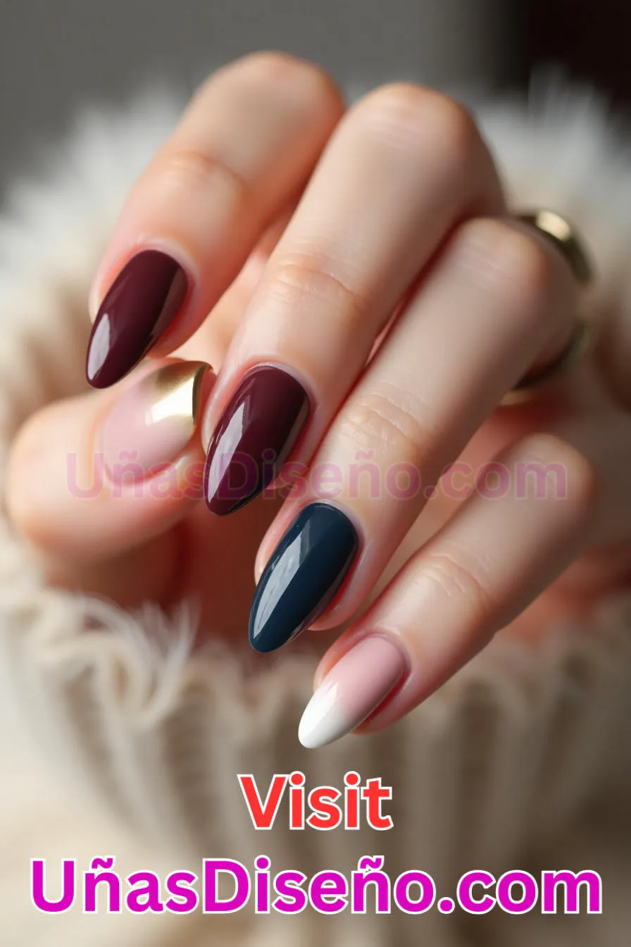 1. Elegancia clásica almendrada - Reinventa tu Manicura 25 Diseños de Uñas Almendra Impresionantes para (3).jpeg