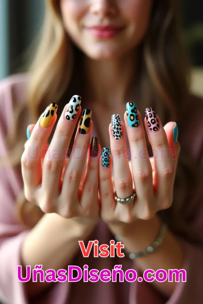 1. Leopardo Diseños de uñas - 51 Diseños de uñas con estampado animal para combinar a la perfección con tus vestidos (2).jpeg