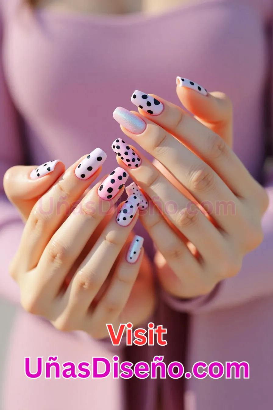 1. Lunares de gelatina - 12 modernos diseños de uñas transparentes con motivos y detalles únicos 5.jpeg