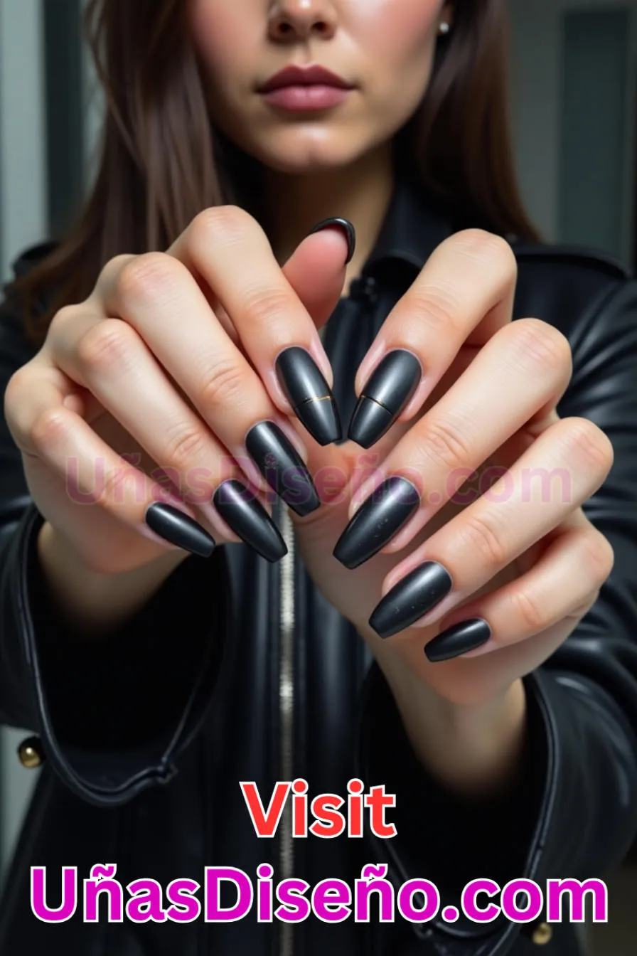 1. Manicura Francesa Inversa en Color Metalizado (2)