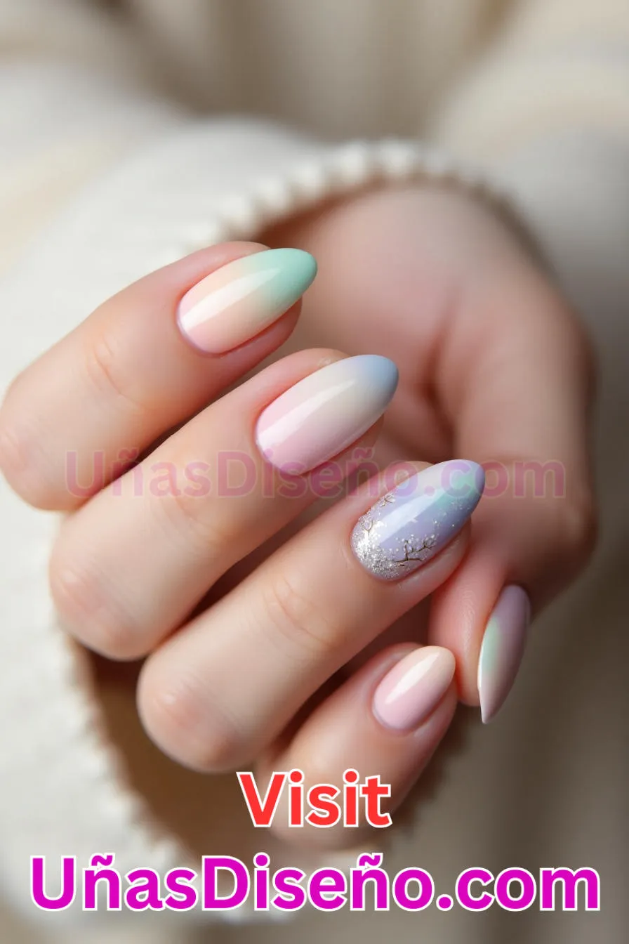 1. Sutiles tonos pastel - Cómo Elegir el Diseño Perfecto para Uñas Almendra 21 Ideas Exclusivas para Brillar 2.jpeg
