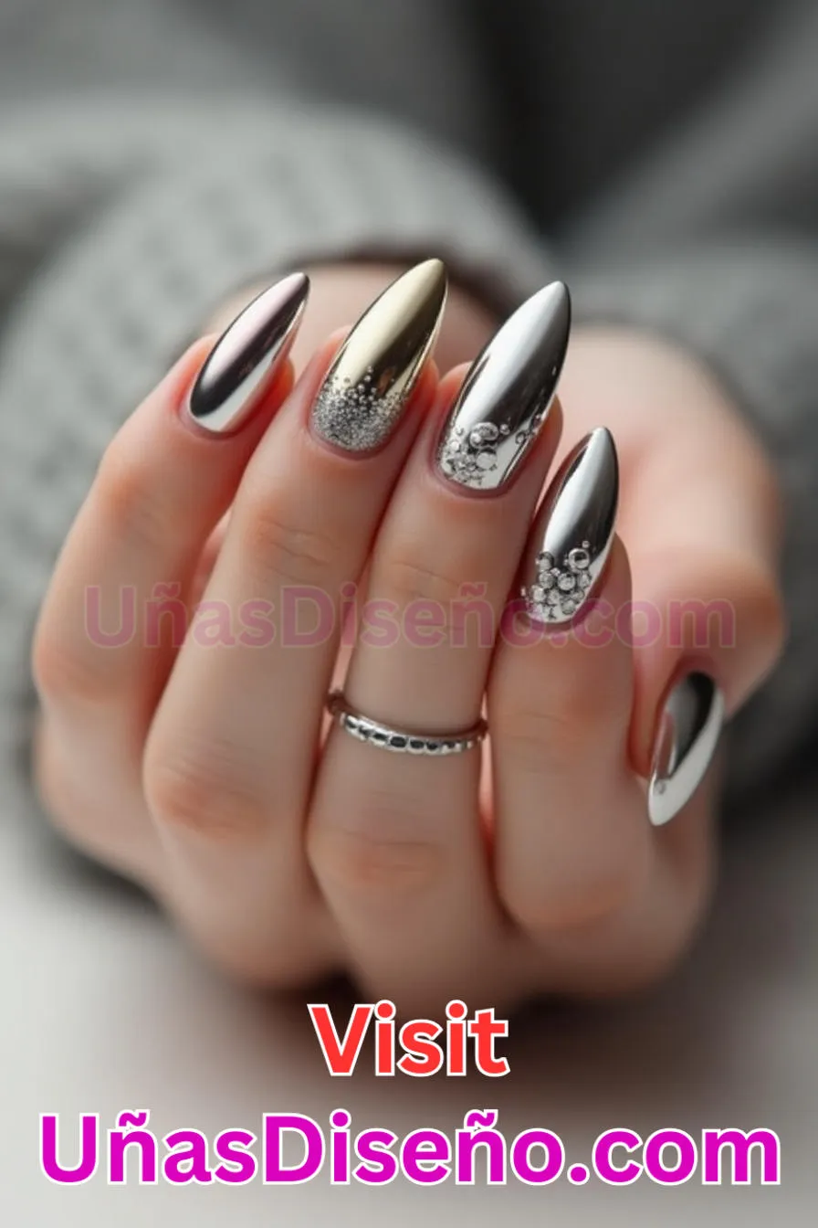 1. Uñas de espejo plateadas clásicas - Diseño de uñas espejo La guía definitiva para conseguir un aspecto brillante y reflectante 2.jpeg