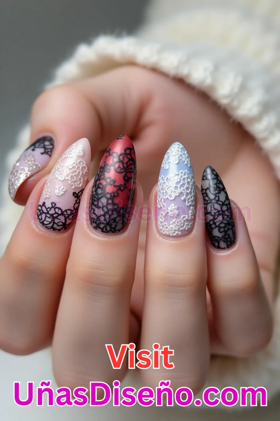 10. Almendra embellecida con lentejuelas - 20 Uñas de Almendra Elegance Diseños exclusivos para un look sofisticado (10).jpeg