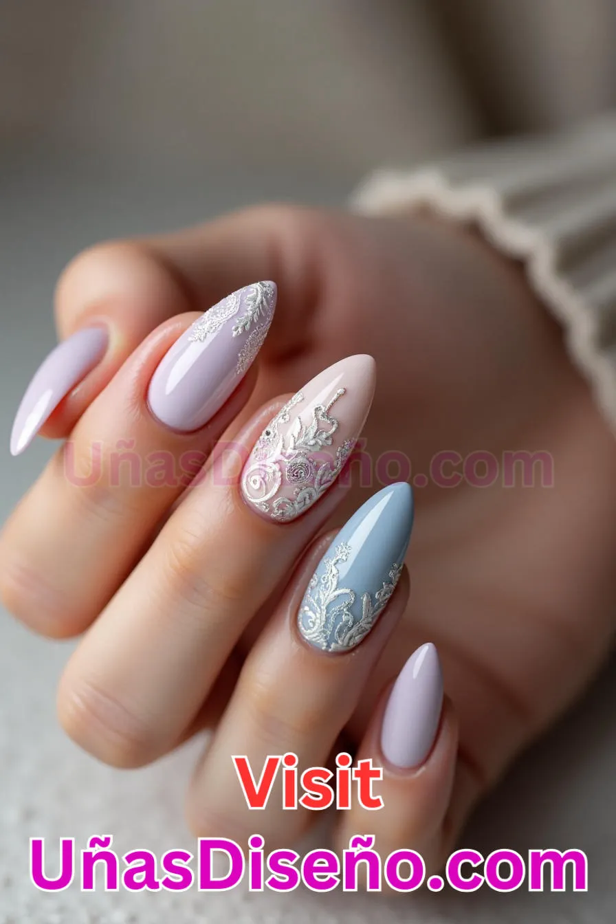 10. Almendra embellecida con lentejuelas - 20 Uñas de Almendra Elegance Diseños exclusivos para un look sofisticado (14).jpeg