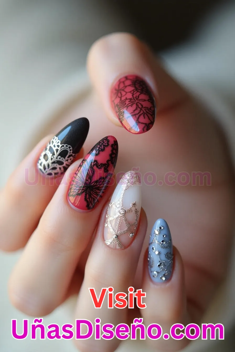 10. Almendra embellecida con lentejuelas - 20 Uñas de Almendra Elegance Diseños exclusivos para un look sofisticado (8).jpeg