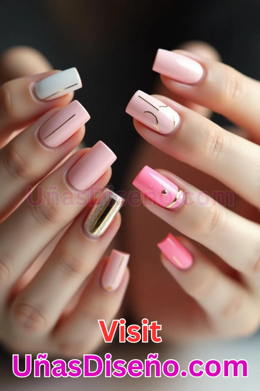 10. Contorno Francés - Los 20 mejores diseños de uñas con purpurina para lucir un look deslumbrante (7).jpeg