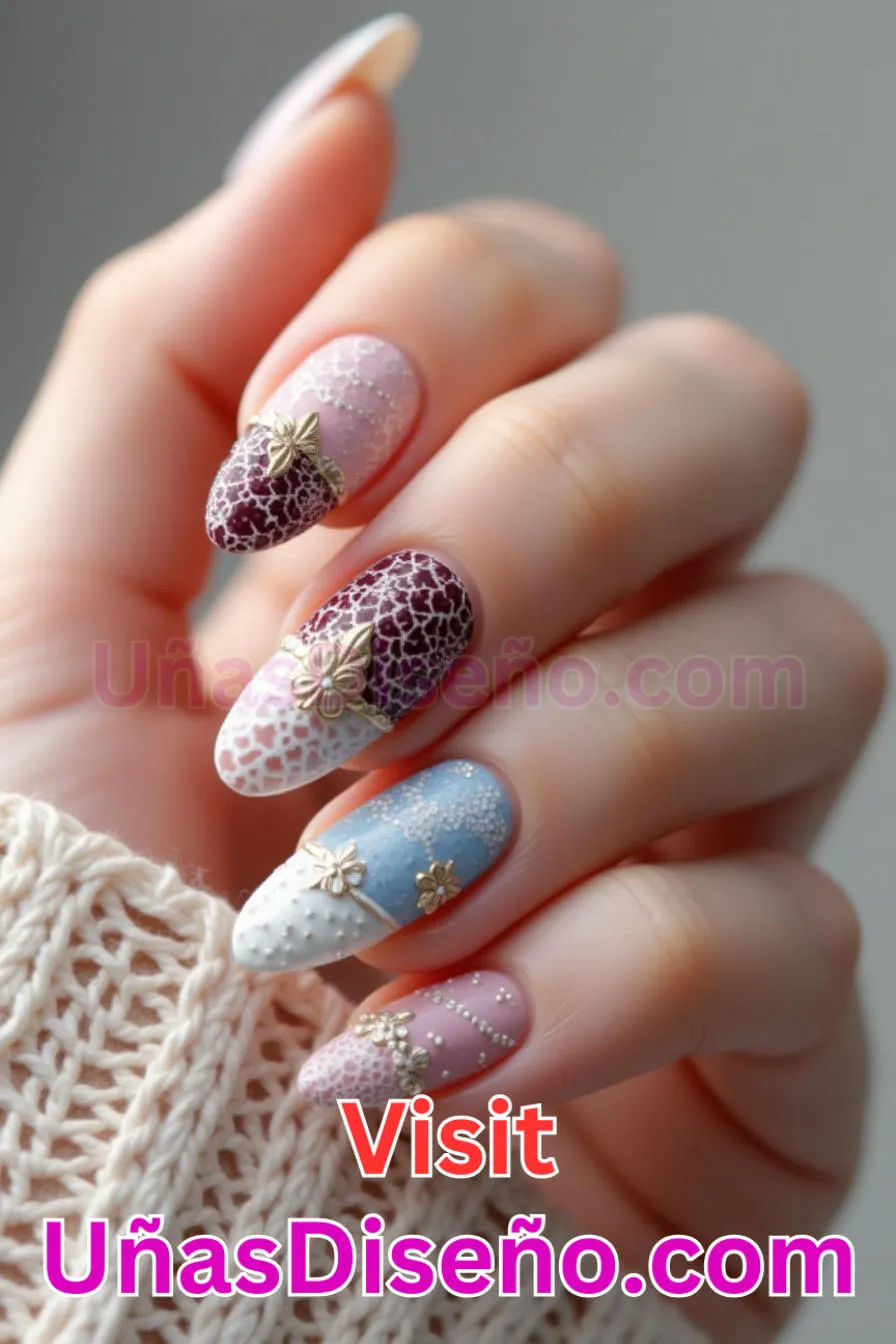 10. Detalles de encaje vintage - Cómo Elegir el Diseño Perfecto para Uñas Almendra 21 Ideas Exclusivas para Brillar (1).jpeg