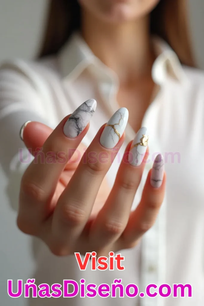 10. Elegante mármol minimalista - Mejora tu manicura 25 esmaltes de gel y gelatina elegantes y duraderos (2).jpeg