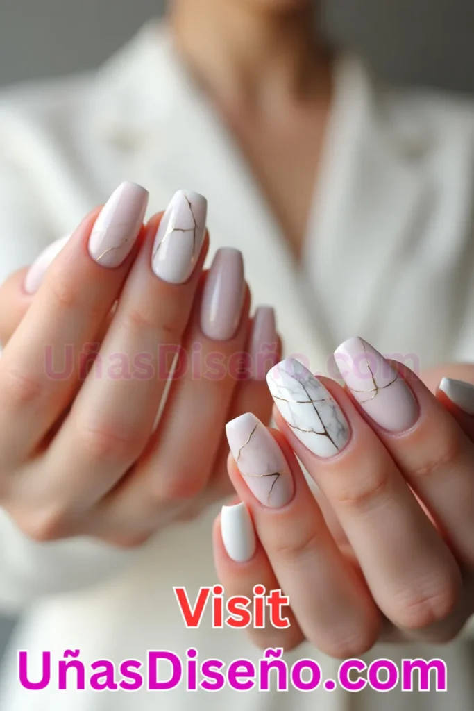 10. Elegante mármol minimalista - Mejora tu manicura 25 esmaltes de gel y gelatina elegantes y duraderos (3).jpeg