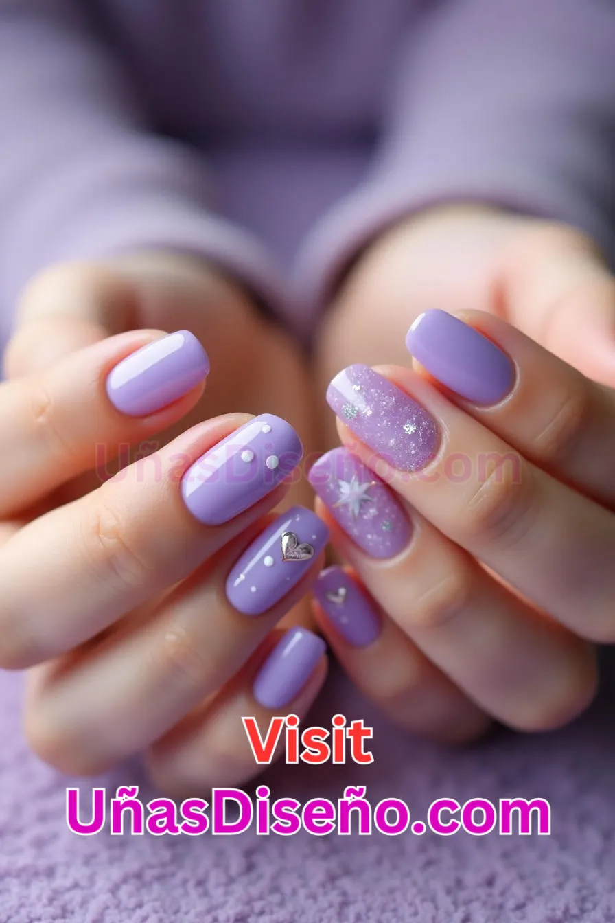 10. Lindo diseño de uñas de acrílico púrpura para uñas cortas 4.jpeg