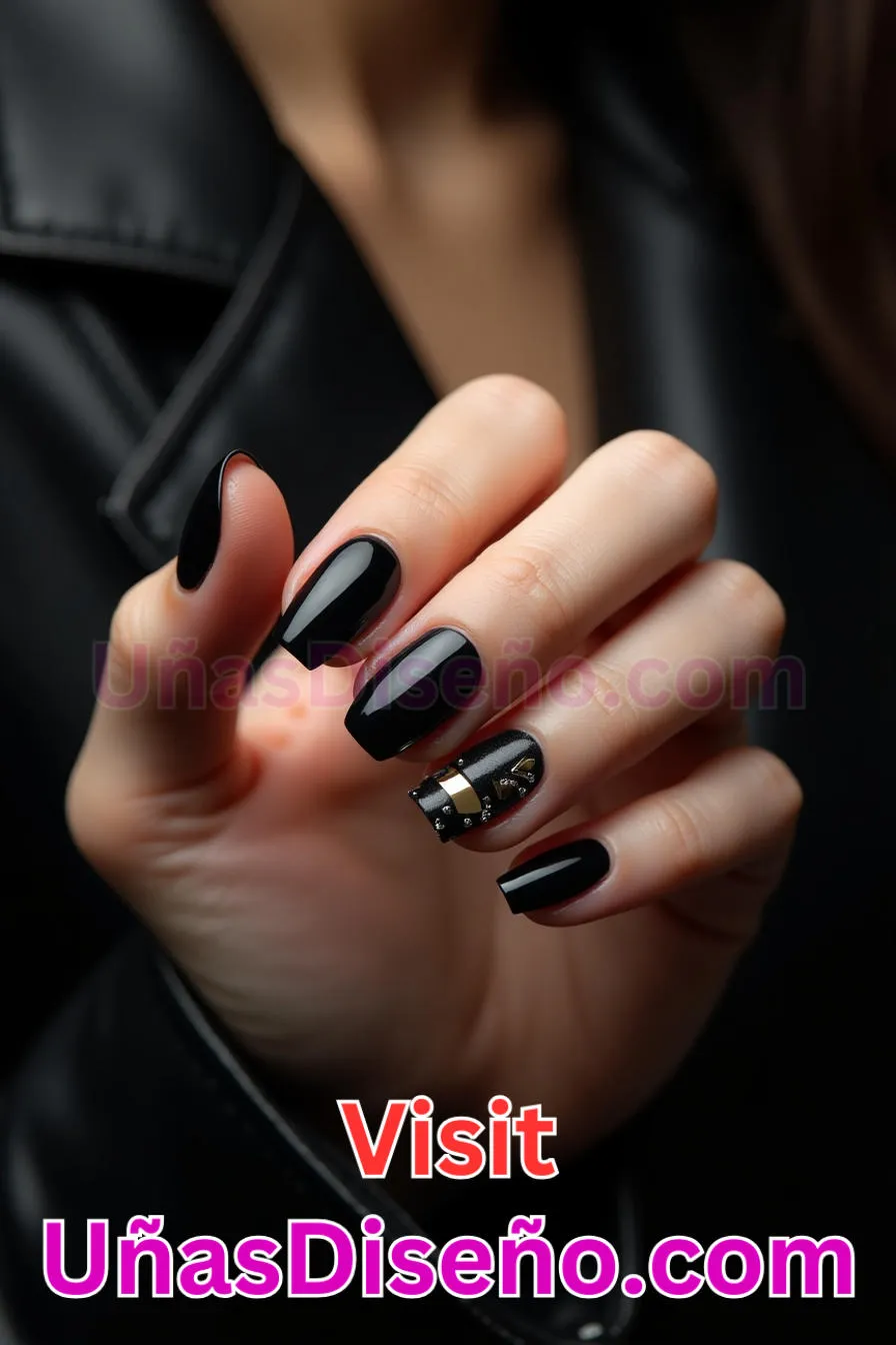 10. Manicura Francesa Inversa con Corte Negro (2)
