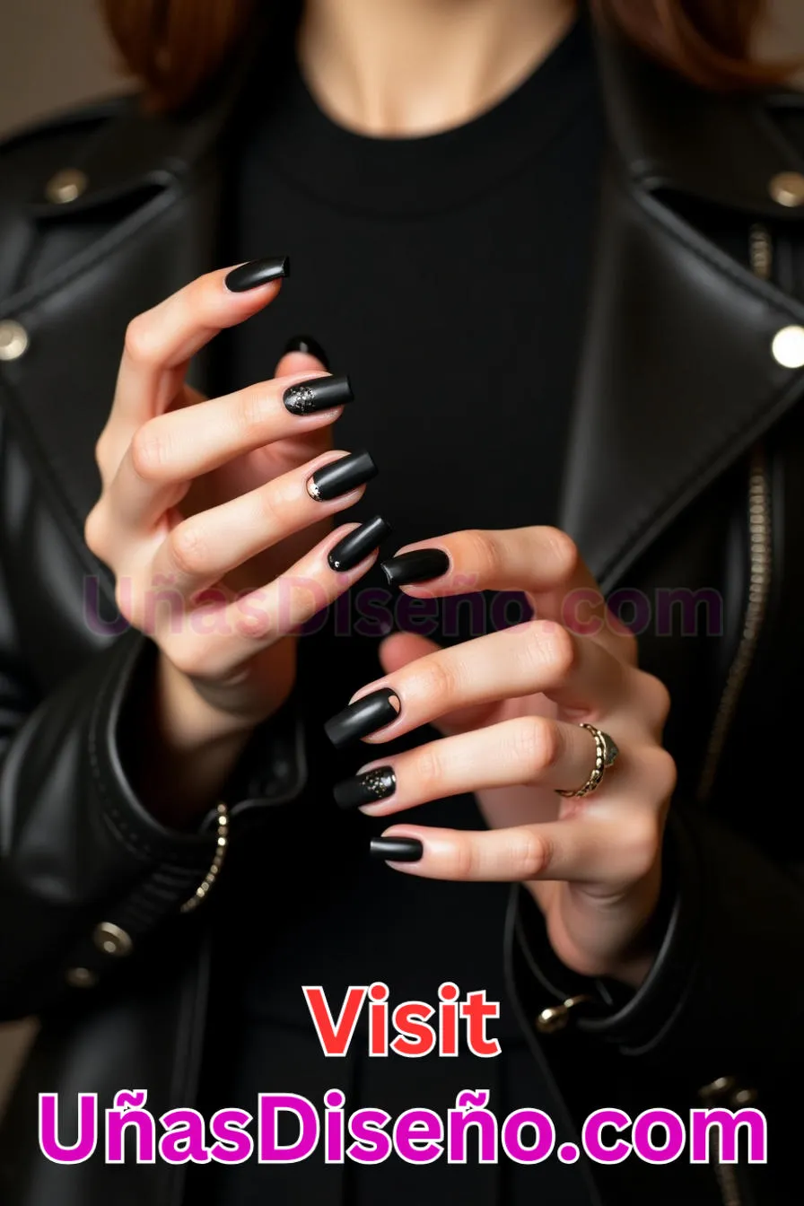 10. Manicura Francesa Inversa con Corte Negro (3)