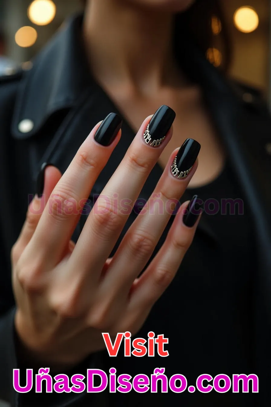 10. Manicura Francesa Inversa con Corte Negro (5)