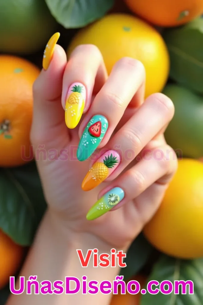 10. Tropical Fruit Fiesta - Juicy and Colorful for an Energetic Look (2).jpeg