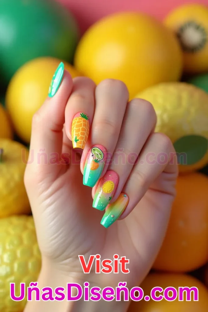 10. Tropical Fruit Fiesta - Juicy and Colorful for an Energetic Look (3).jpeg