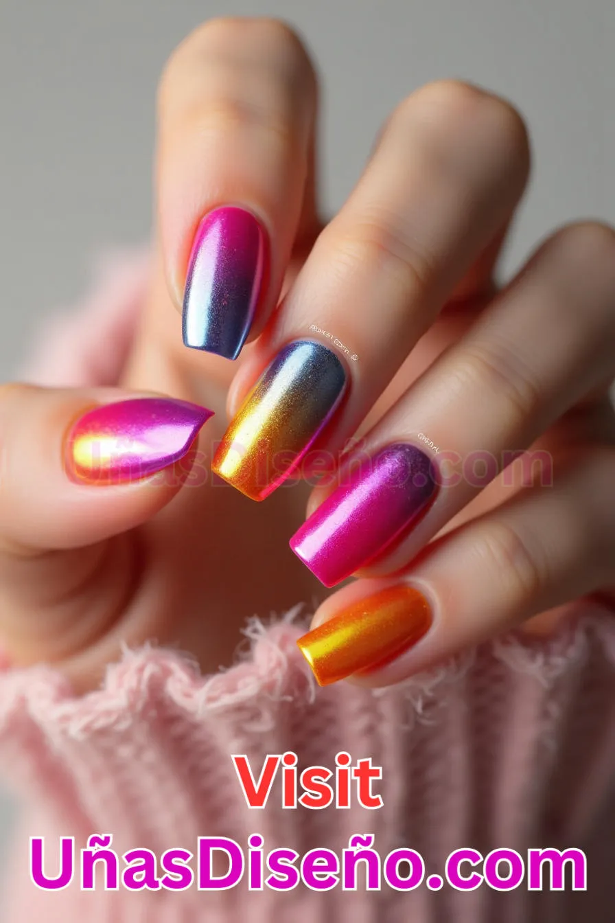 10. Vibrante Gradiente Almendra - Reinventa tu Manicura 25 Diseños de Uñas Almendra Impresionantes para (1).jpeg