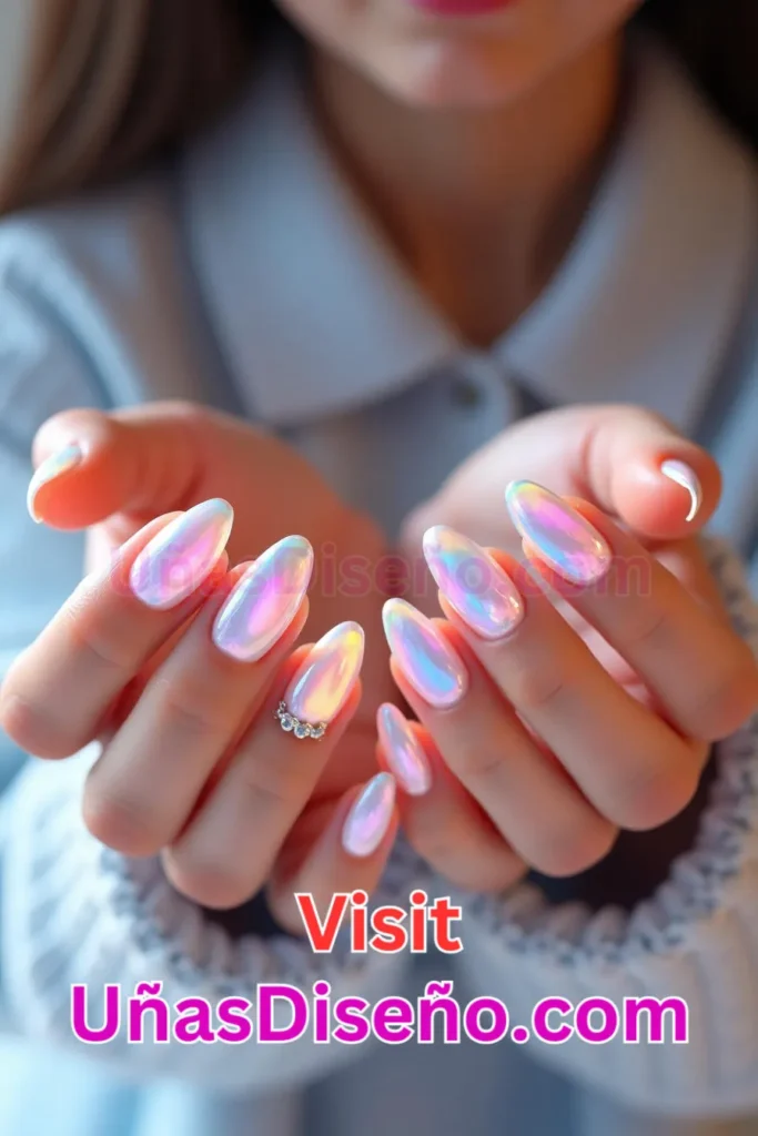 11. Brillo nacarado - 25 diseños de uñas semipermanentes únicos para un estilo duradero y sofisticado (4).jpeg