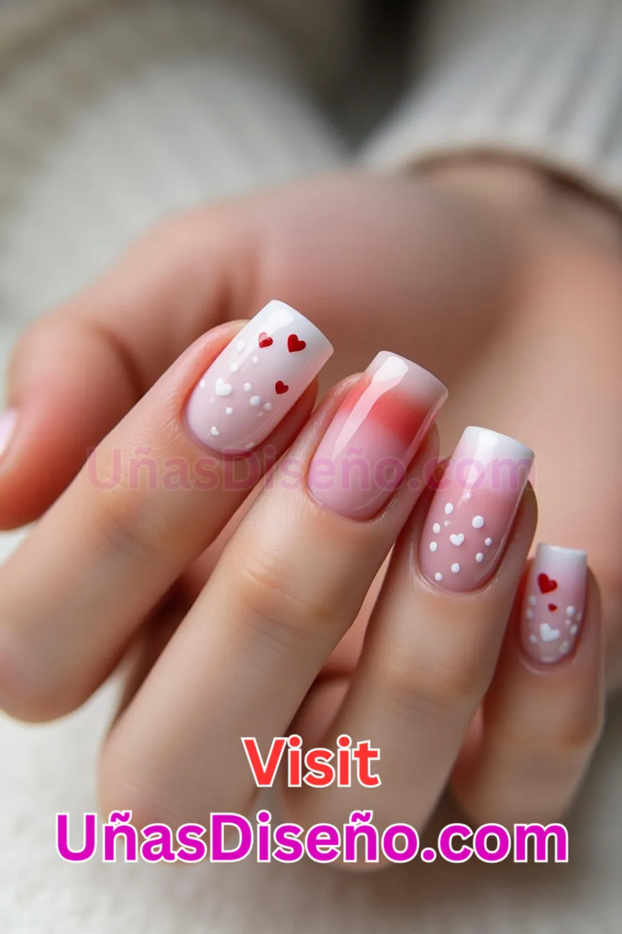 11. Corazones de punta francesa - 12 modernos diseños de uñas transparentes con motivos y detalles únicos 2.jpeg