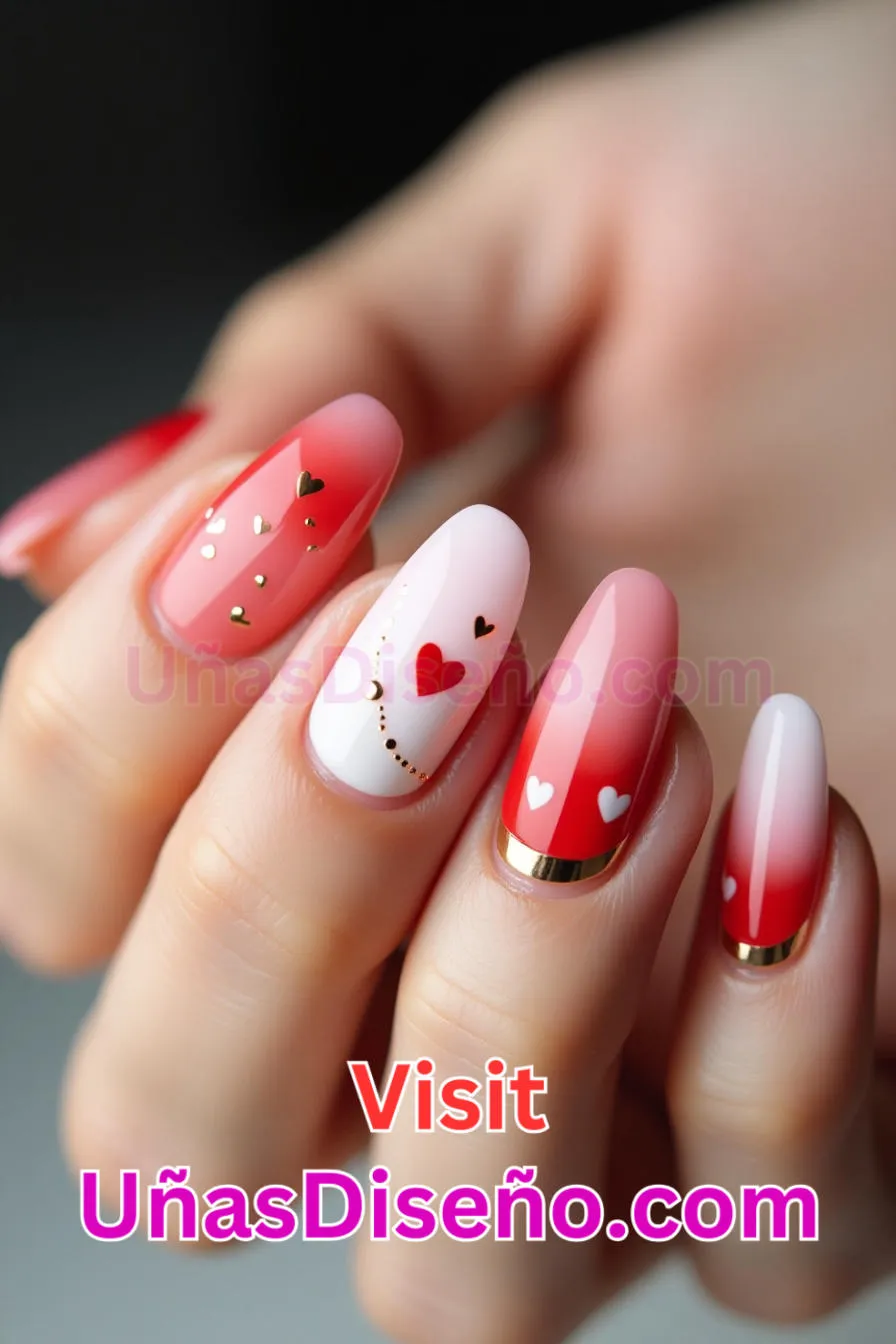 11. Corazones de punta francesa - 12 modernos diseños de uñas transparentes con motivos y detalles únicos 3.jpeg