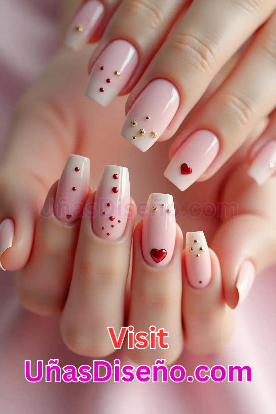11. Corazones de punta francesa - 12 modernos diseños de uñas transparentes con motivos y detalles únicos 5.jpeg