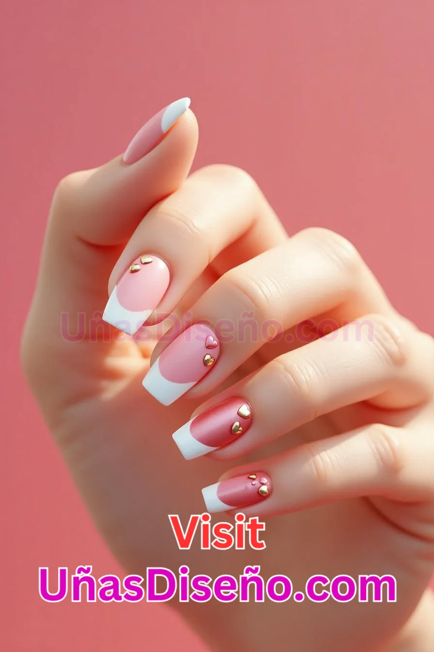 11. Corazones de punta francesa - 12 modernos diseños de uñas transparentes con motivos y detalles únicos 6.jpeg