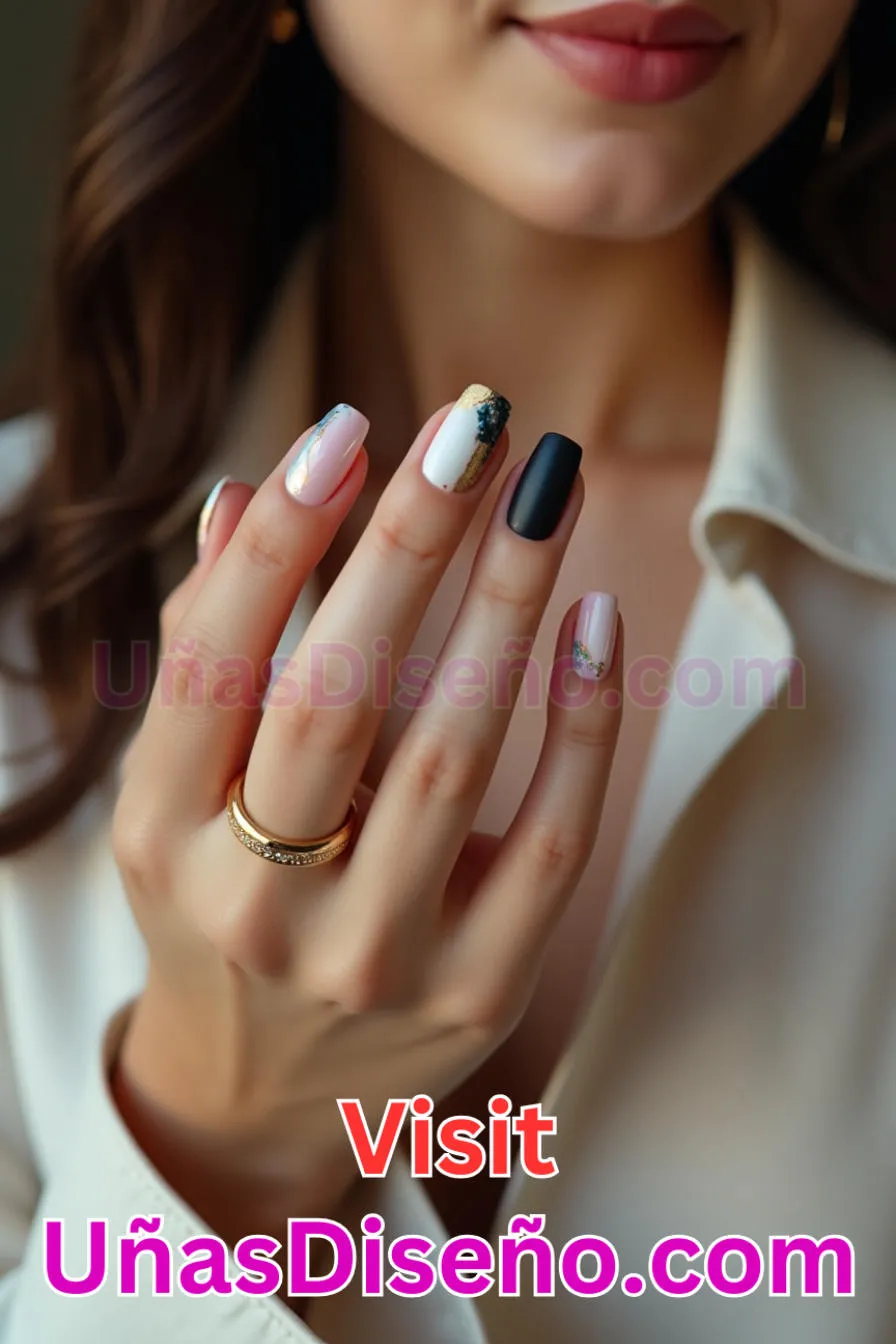 11. Manicura Francesa Inversa Alternada (8)