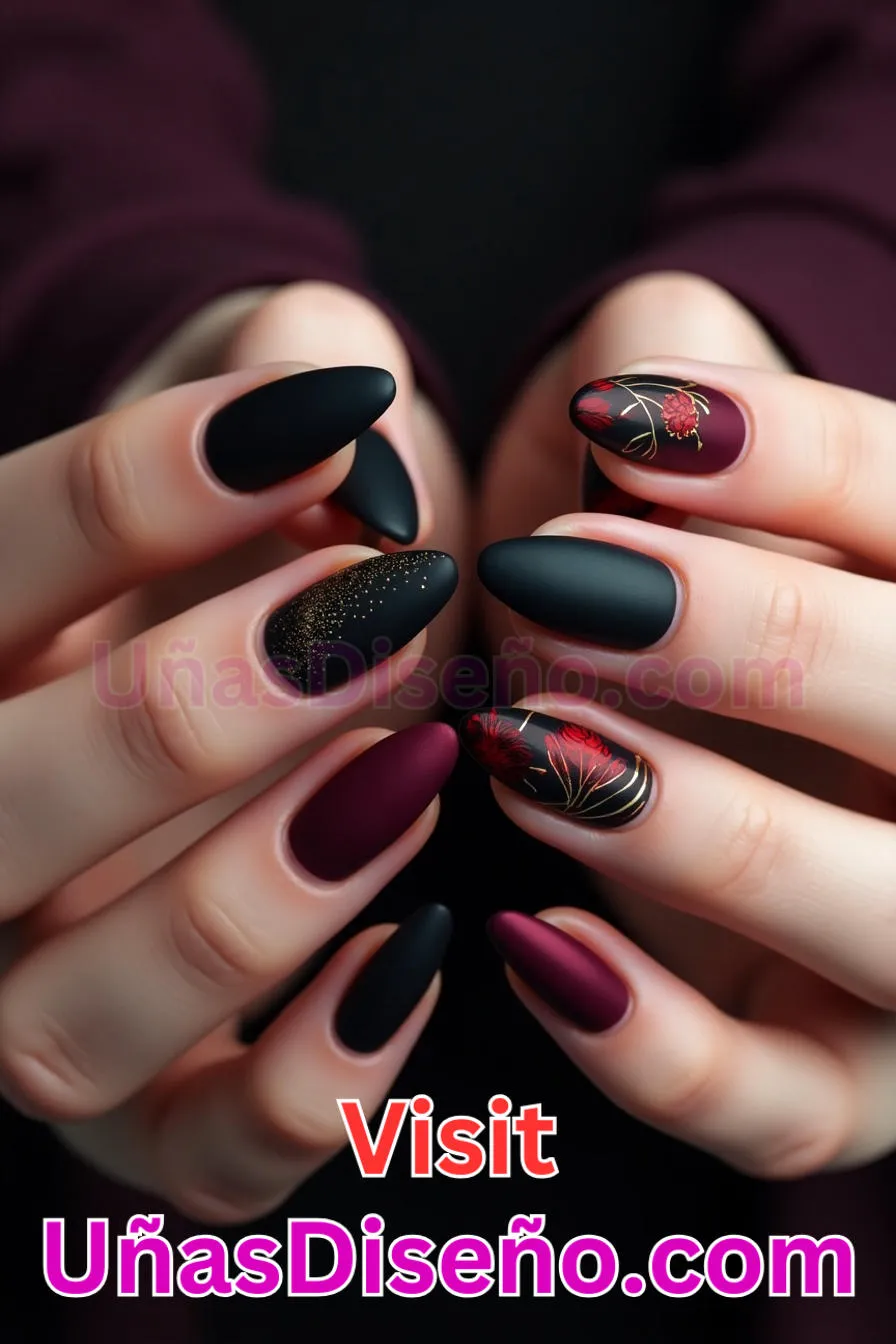 11. Midnight Velvet Luxe - Tendencias 30 Estilos de Uñas Almendra que Marcan la Diferencia (3).jpeg