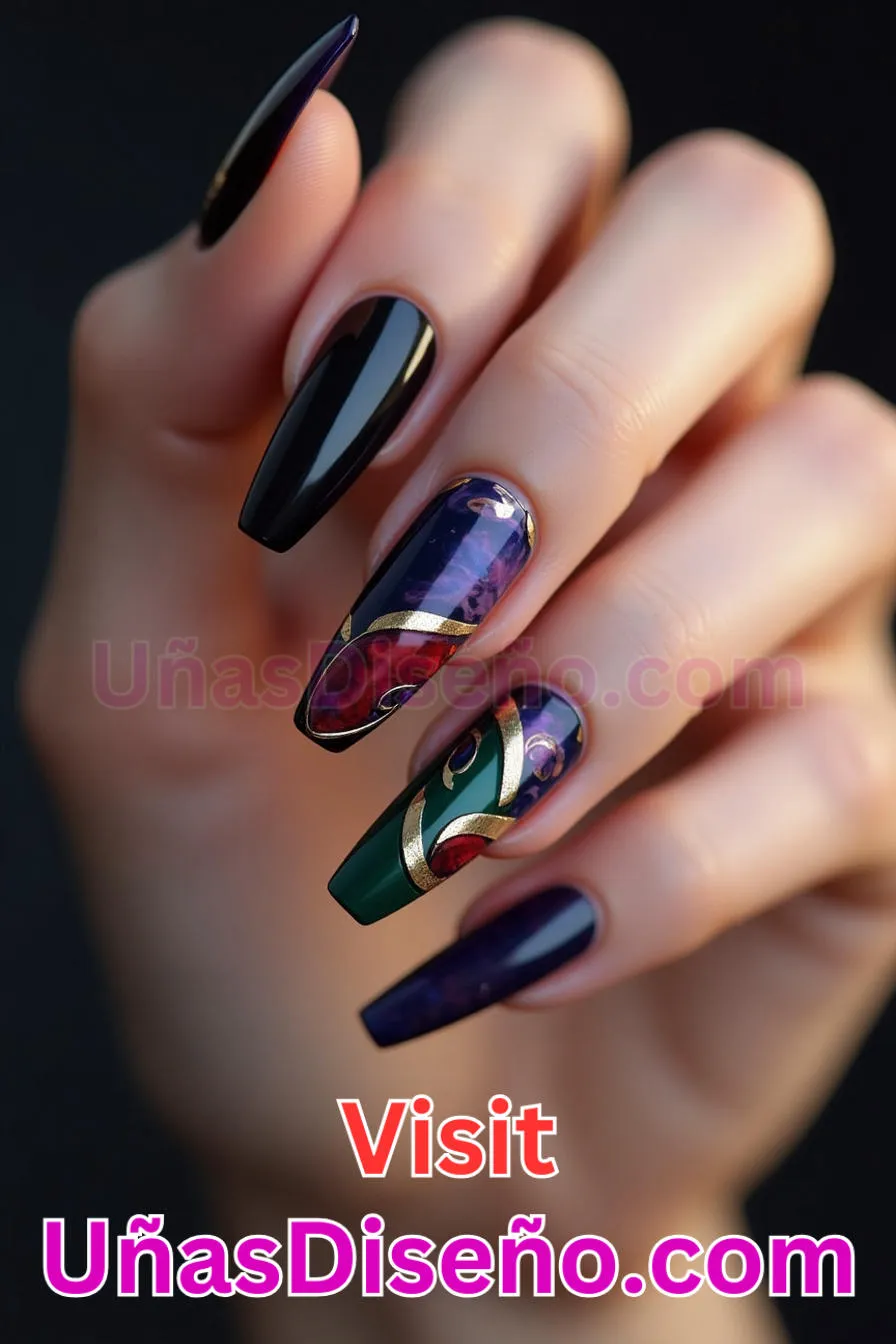 11. Uñas con espacio negativo - Brilla como nunca 25 diseños de esmaltes de gel, gelish y gel para uñas que tienes que probar (1).jpeg