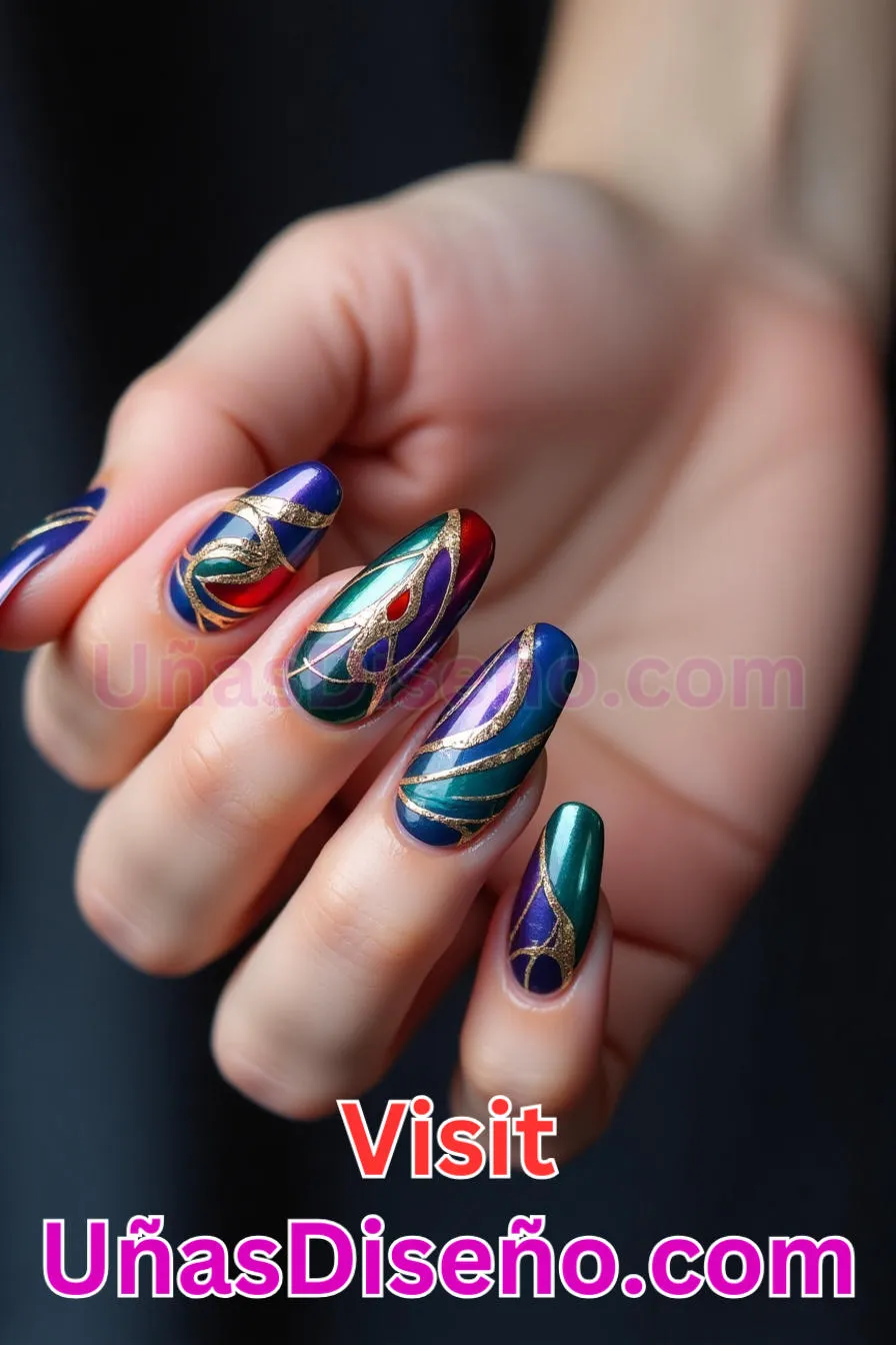 11. Uñas con espacio negativo - Brilla como nunca 25 diseños de esmaltes de gel, gelish y gel para uñas que tienes que probar (3).jpeg