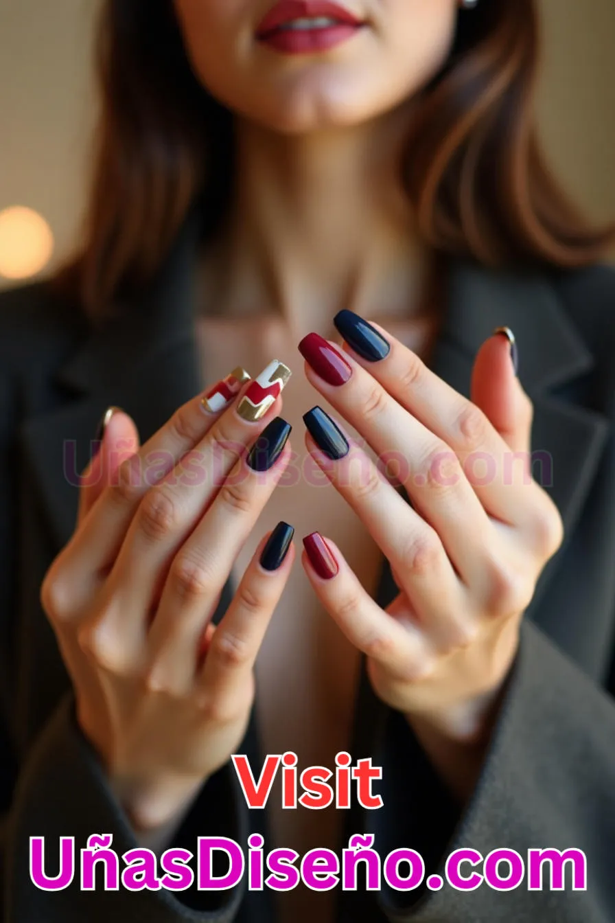 12. Manicura Francesa Inversa Bicolor (1)