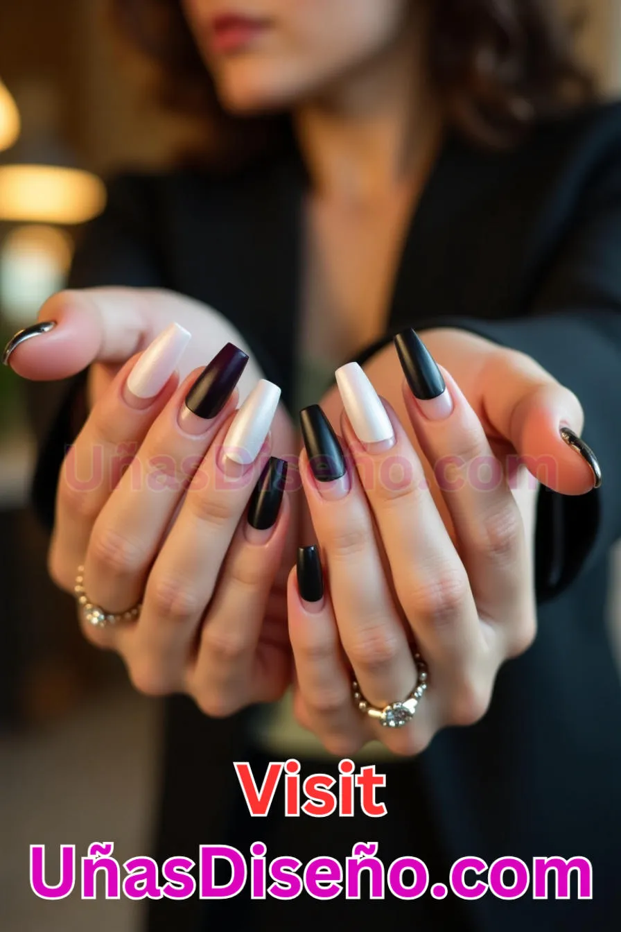 12. Manicura Francesa Inversa Bicolor (10)