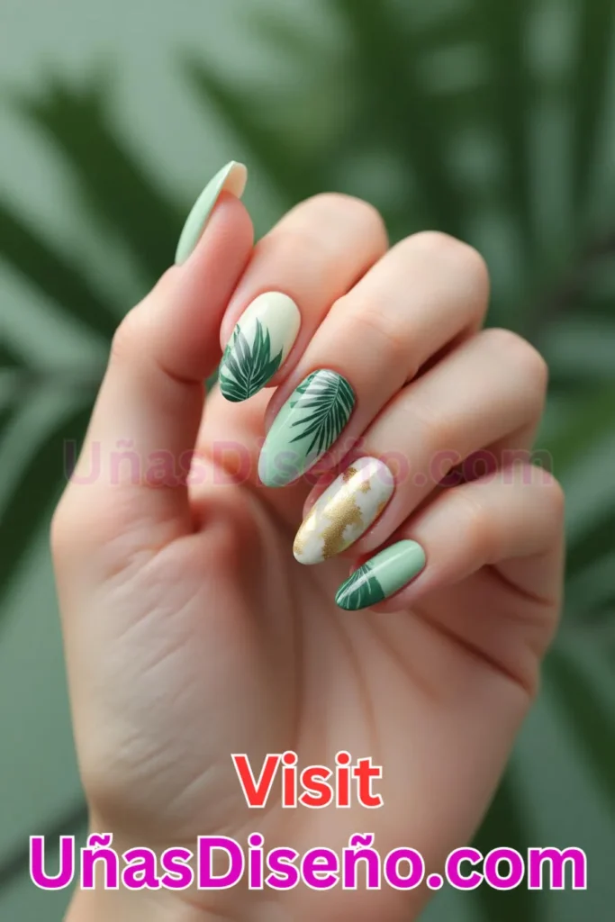 12. Palm Leaf Glam - Elegant and Natural for a Relaxed Look (1).jpeg