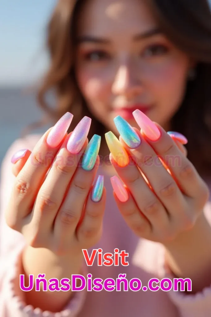 12. Uñas con brillo gelatinoso - 25 diseños de uñas semipermanentes únicos para un estilo duradero y sofisticado (4).jpeg