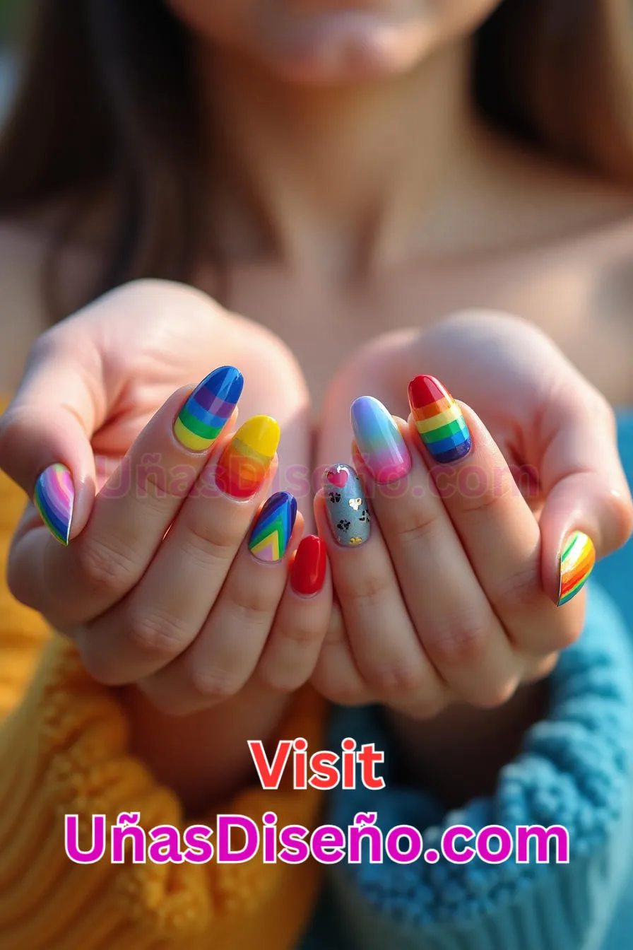 13 Diseños de uñas acrílicas Pride mejores diseños de uñas acrílicas para una manicura elegante y duradera 5.jpeg