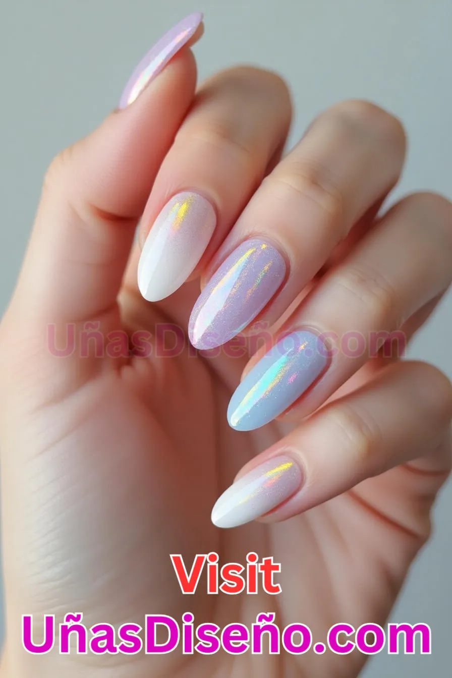 13. Acabado de azúcar glaseado - Cómo Elegir el Diseño Perfecto para Uñas Almendra 21 Ideas Exclusivas para Brillar (7).jpeg