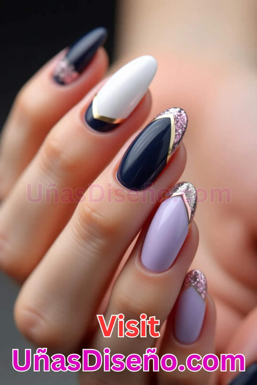 13. French Twist Reinventado - Tendencias 30 Estilos de Uñas Almendra que Marcan la Diferencia (3).jpeg