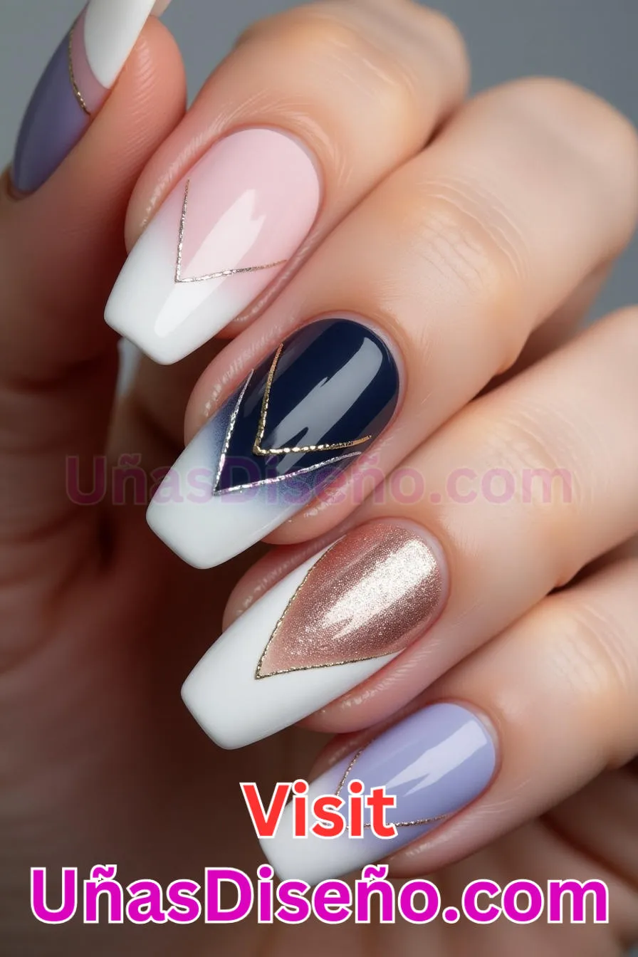 13. French Twist Reinventado - Tendencias 30 Estilos de Uñas Almendra que Marcan la Diferencia (7).jpeg