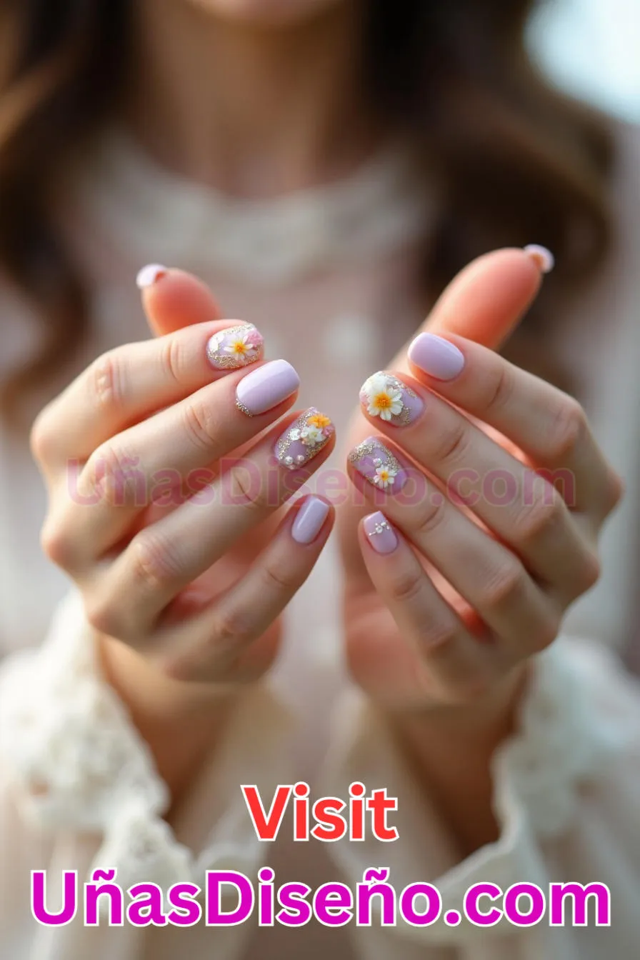 13. Manicura Francesa Inversa Floral (10)