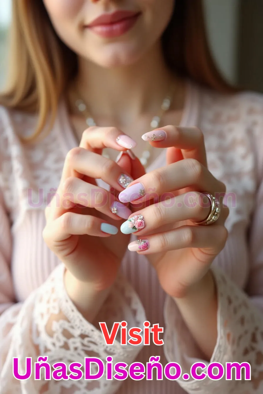 13. Manicura Francesa Inversa Floral (4)