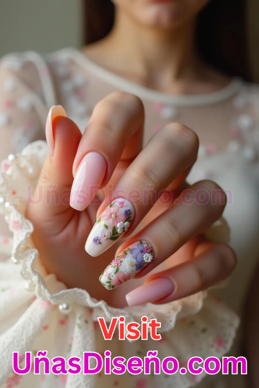 13. Manicura Francesa Inversa Floral (6)