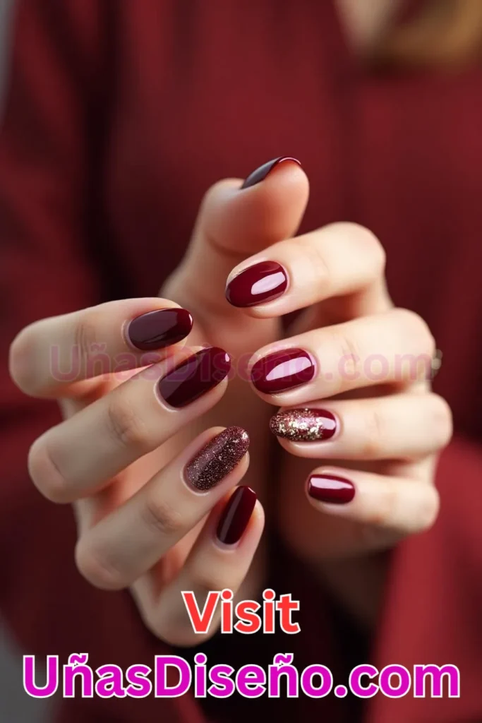 13. Rojo Índigo con Micro-Purpurina Diseños de Uñas Navideñas (2).jpeg