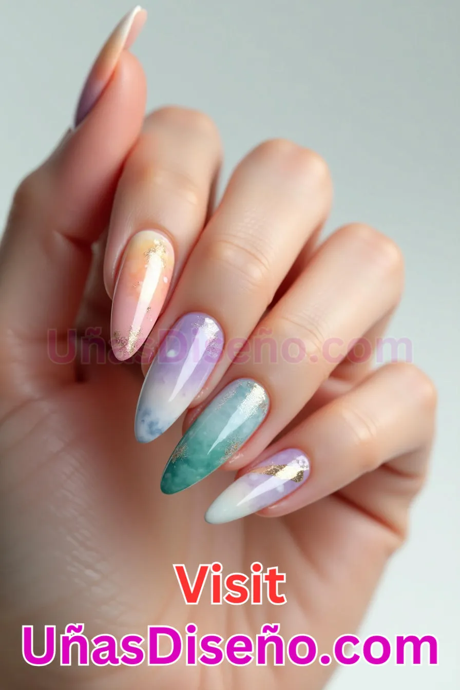 14. Acuarela Capricho Almendra - Reinventa tu Manicura 25 Diseños de Uñas Almendra Impresionantes para (1).jpeg