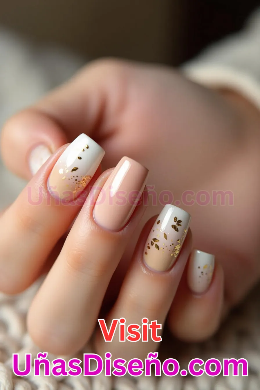 14. Dorado sutil - Los 20 mejores diseños de uñas con purpurina para lucir un look deslumbrante (3).jpeg
