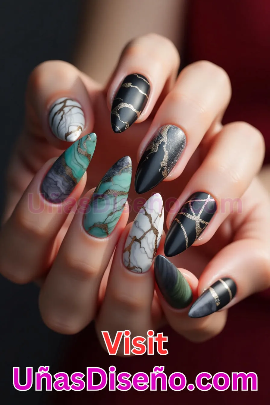 14. Mármol Mystique - Tendencias 30 Estilos de Uñas Almendra que Marcan la Diferencia (1).jpeg